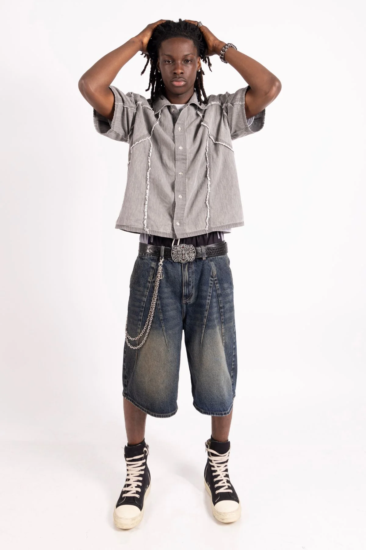 Anchor Denim Jorts Rustic Blue - Image 2