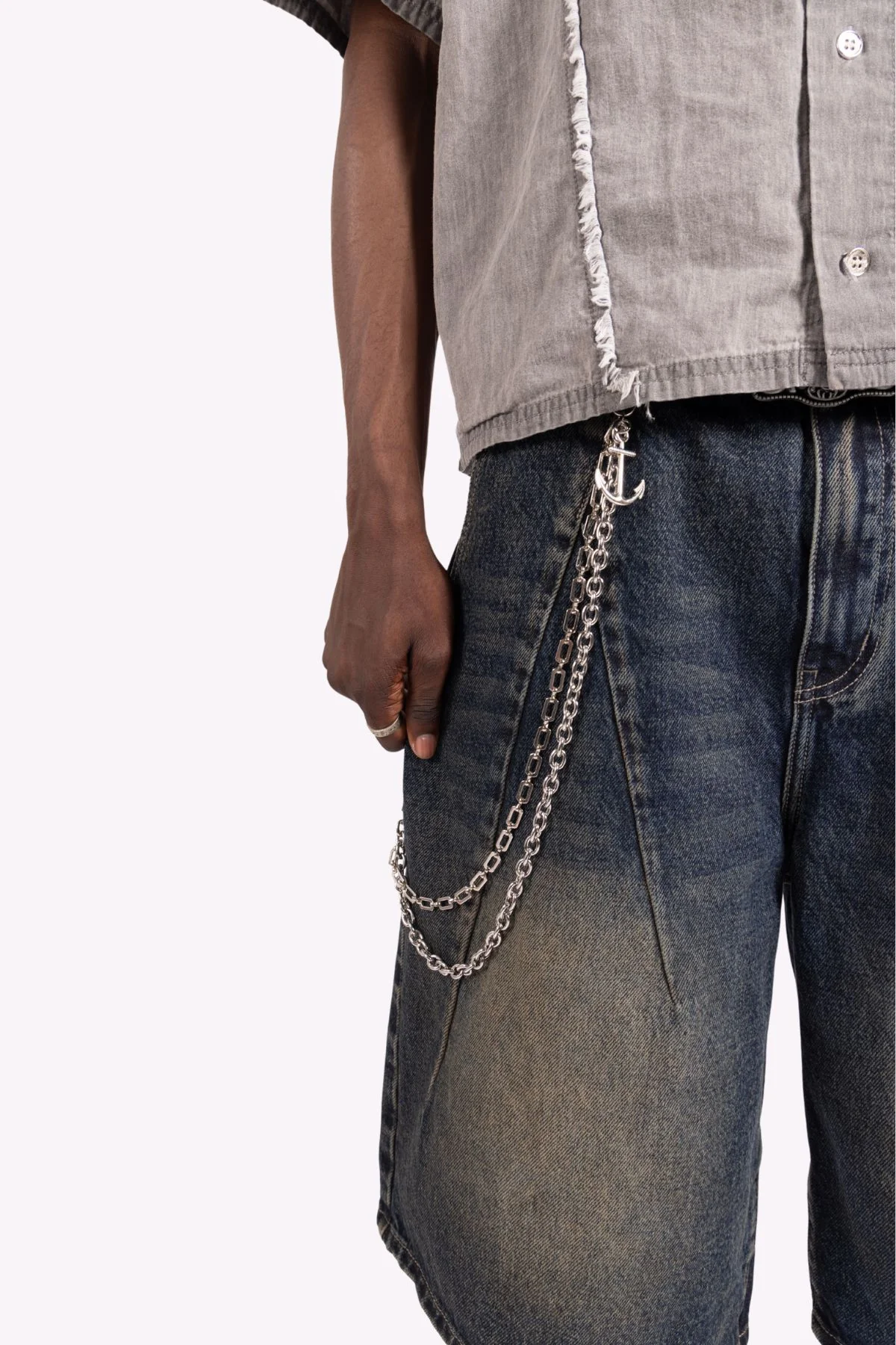 Anchor Denim Jorts Rustic Blue - Image 5