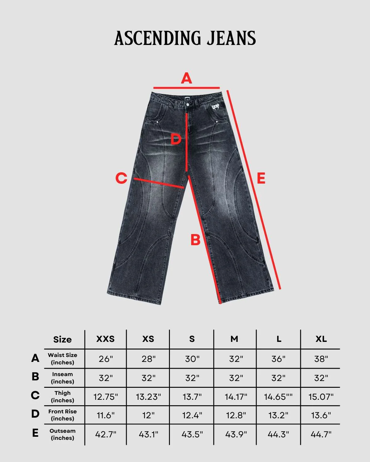 Ascending Black Denim - Image 10