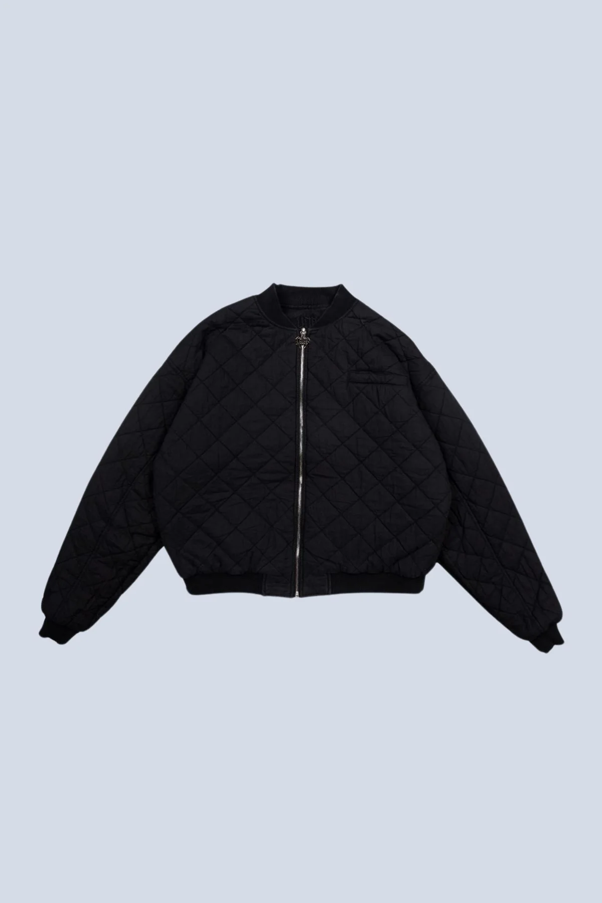 Flamed Black Bomber Jacket - Image 4