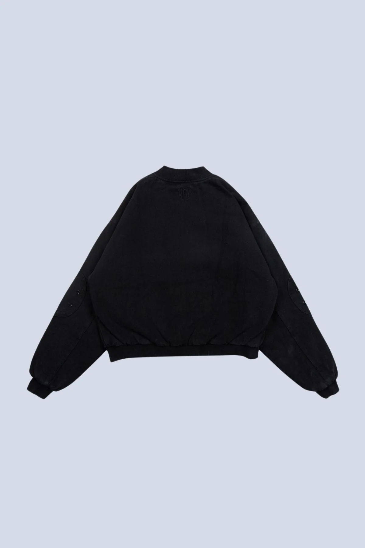 Flamed Black Bomber Jacket - Image 5
