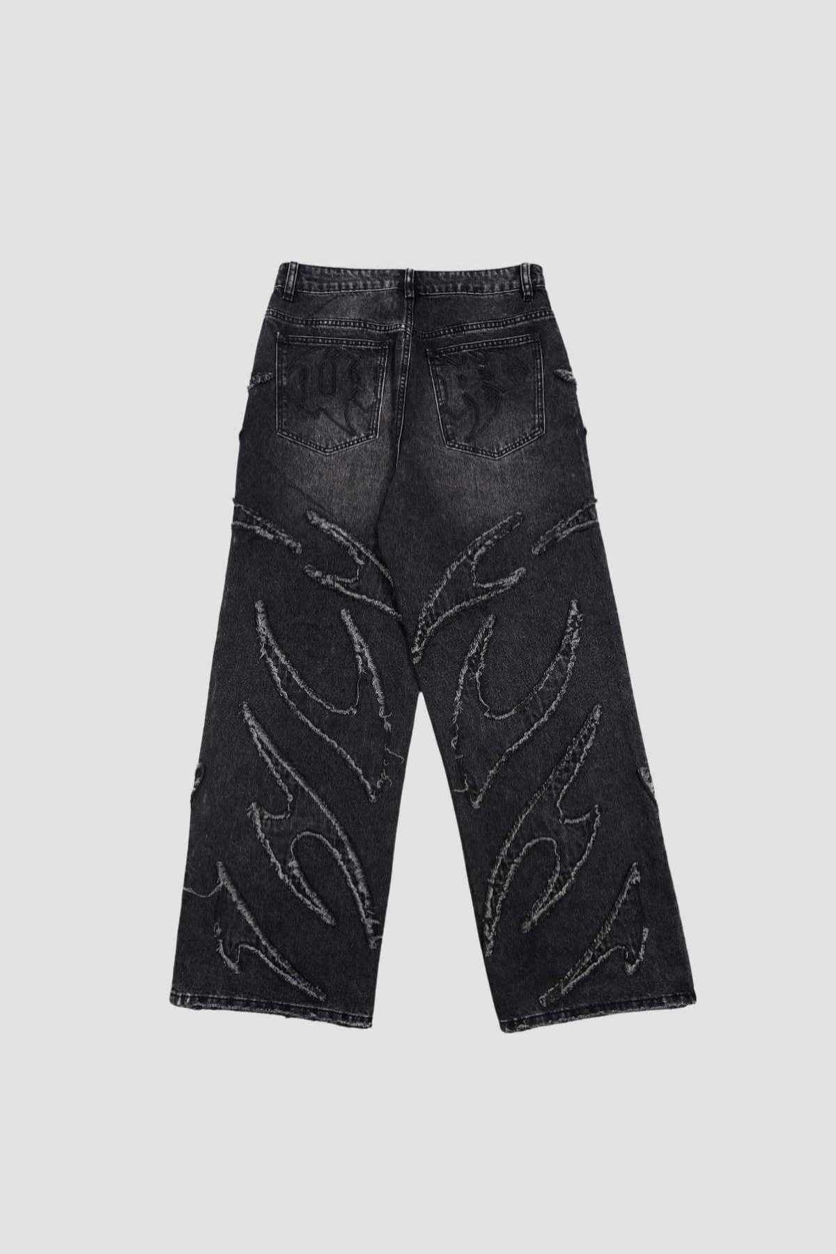 Flamed Black Denim - Image 5