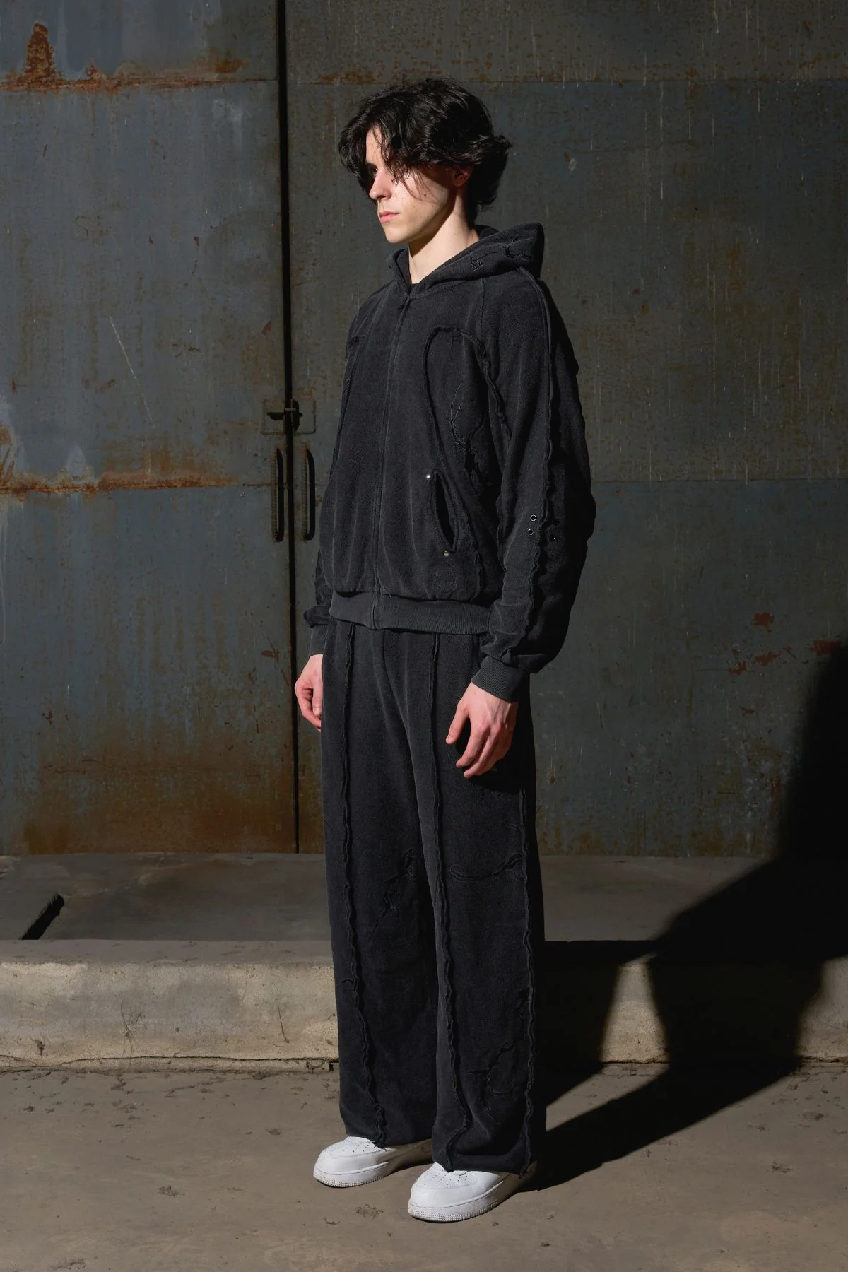 Fractured Zip Hoodie - Image 3