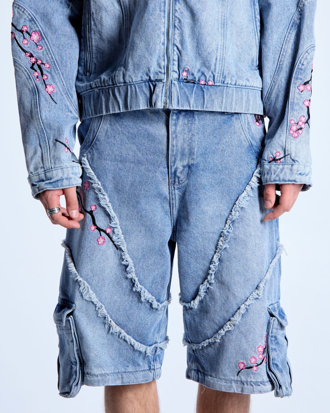 Sakura Blue Denim Jeans - Image 4