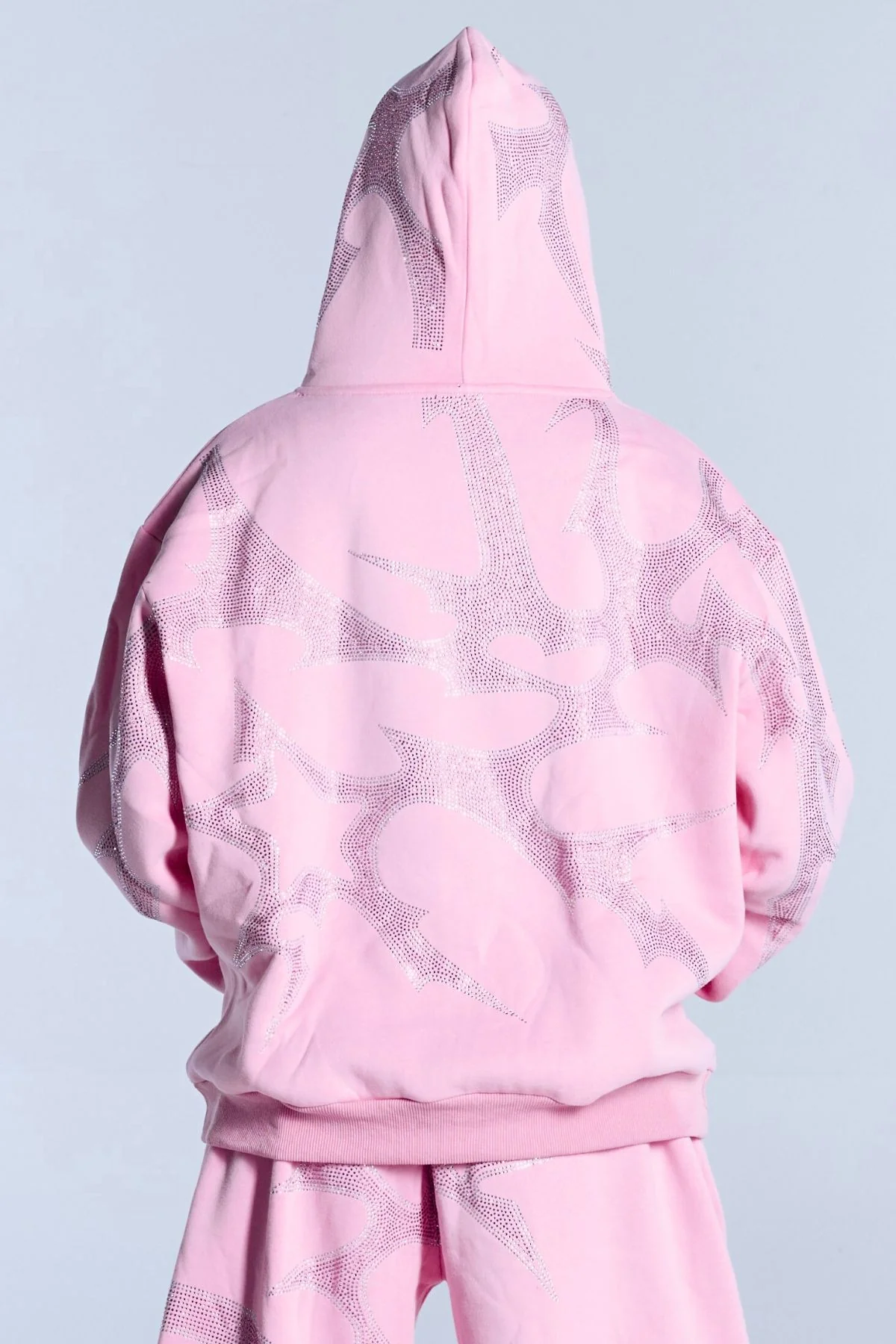 THORNS ZIP HOODIE PINK - Image 6